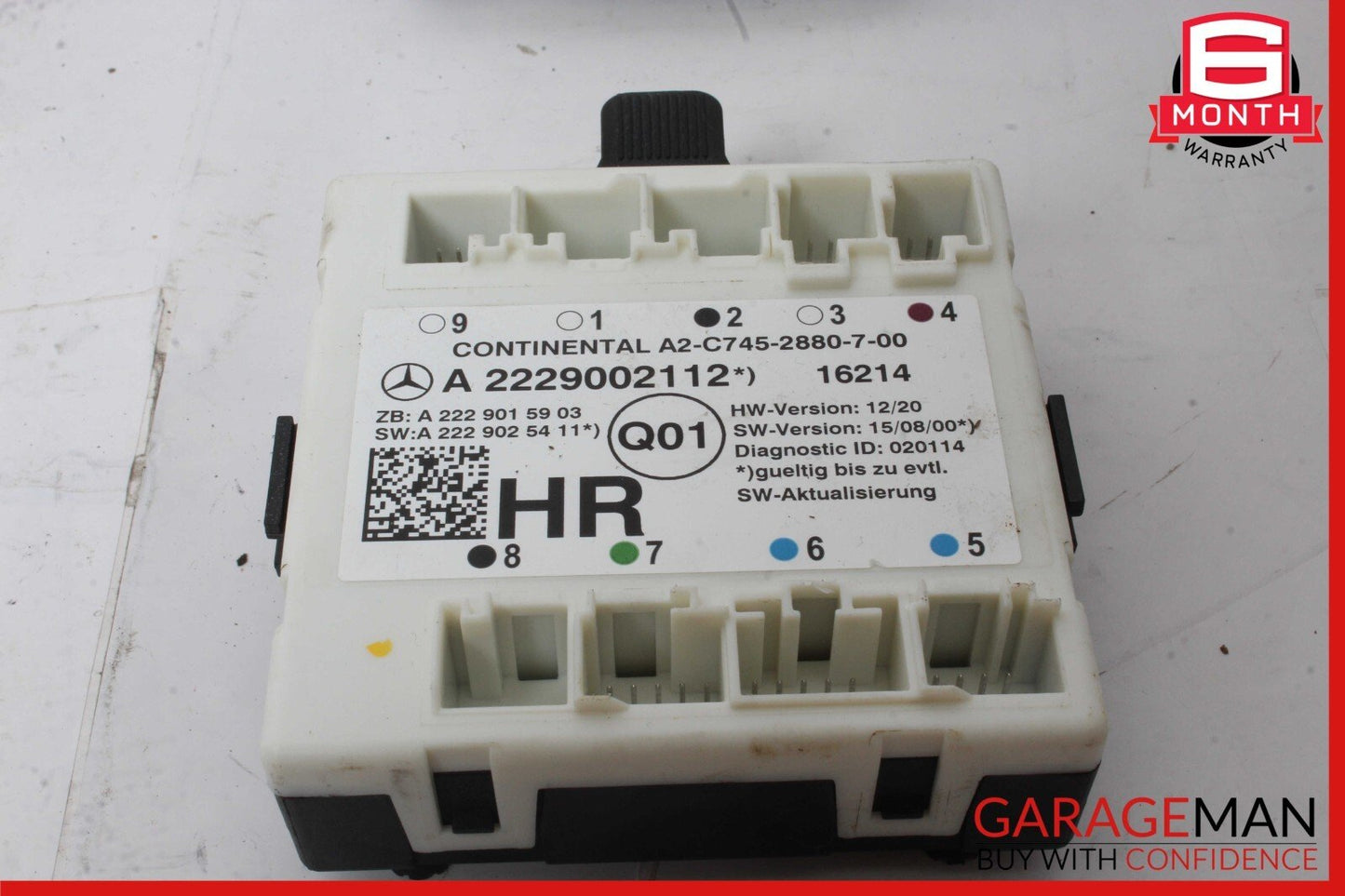 16-19 Mercedes W205 C300 Front & Rear Side Door Control Module Unit Set of 4 Pc