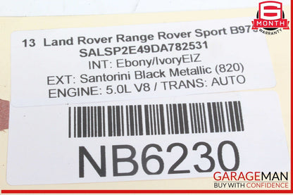 10-13 Land Rover Range Rover Sport Air Intake Cleaner Box Left Side AH419600AF