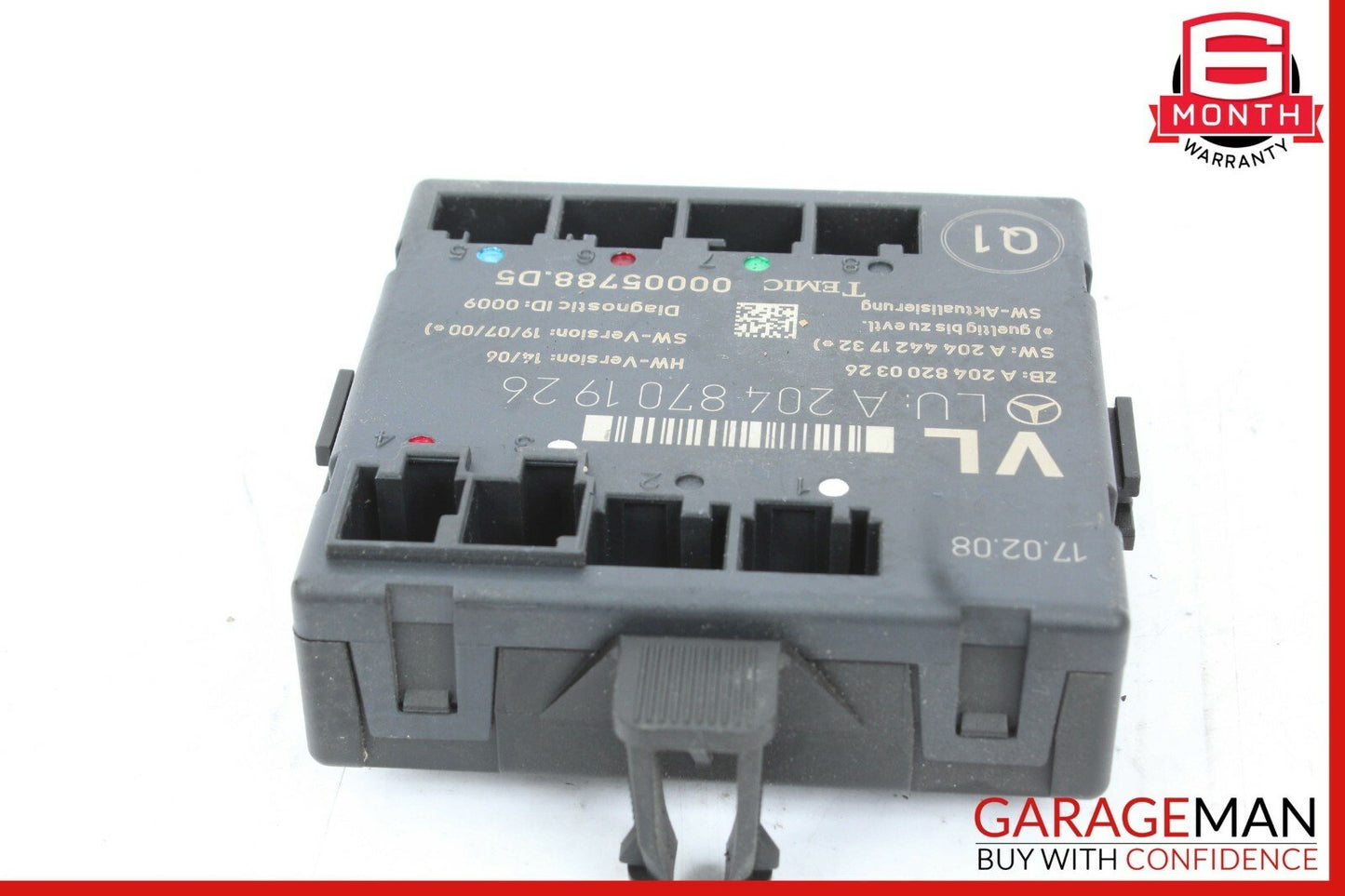 08-14 Mercedes W204 C250 C300 Front Left Side Door Control Module OEM