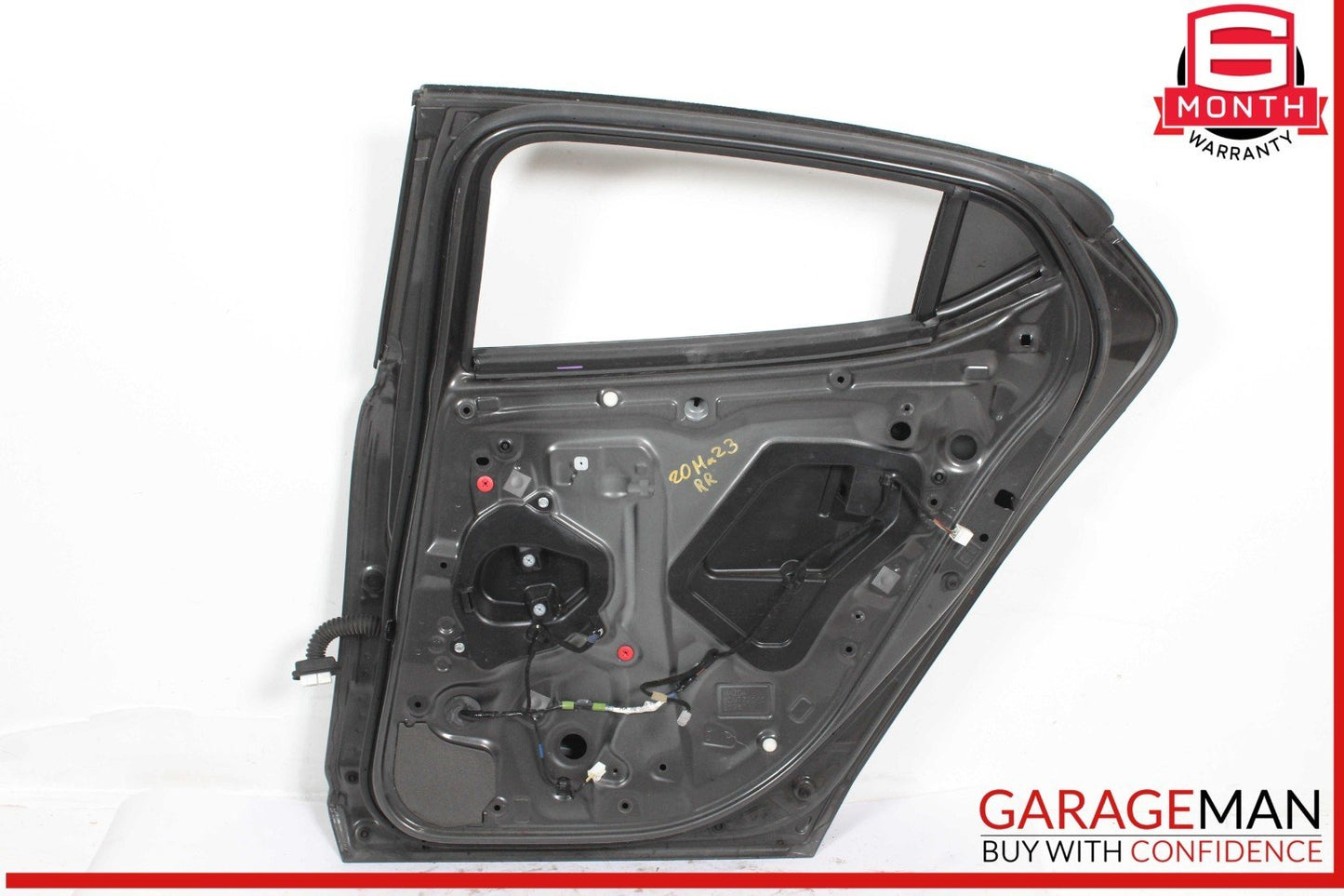19-23 Mazda 3 Hatchback Rear Right Passenger Side Door Shell Panel Gray OEM