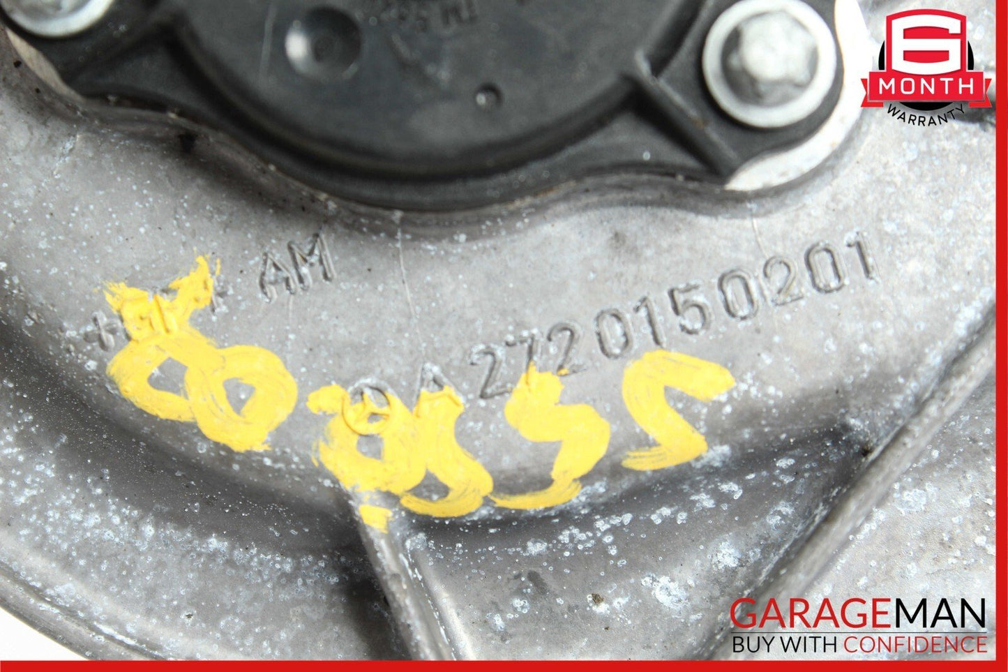 06-10 Mercedes S550 R350 C300 Front Left Engine Timing Chain Valve Cover Plate