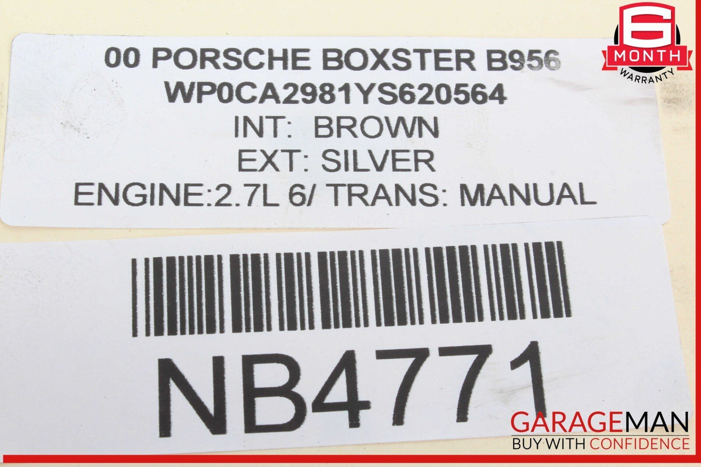 97-04 Porsche Boxster 986 Front Right / Left Side Shock Absorber Strut OEM