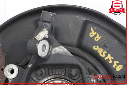 03-11 Mercedes R230 SL500 Rear Right Side Spindle Knuckle w/ Rotor Disc OEM