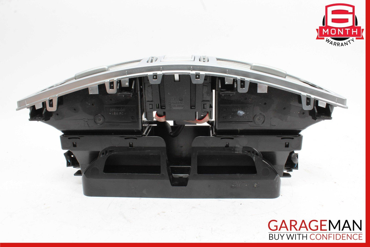 07-13 Mercedes W221 S550 S450 Center Dash A/C Air Vent Trim Clock 2218300954 OEM