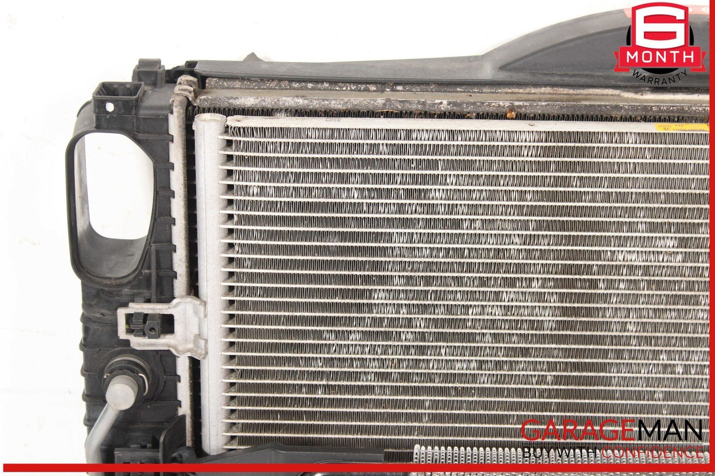 03-09 Mercedes W211 E350 Engine Motor Cooling Fan Radiator A/C Condenser Assy