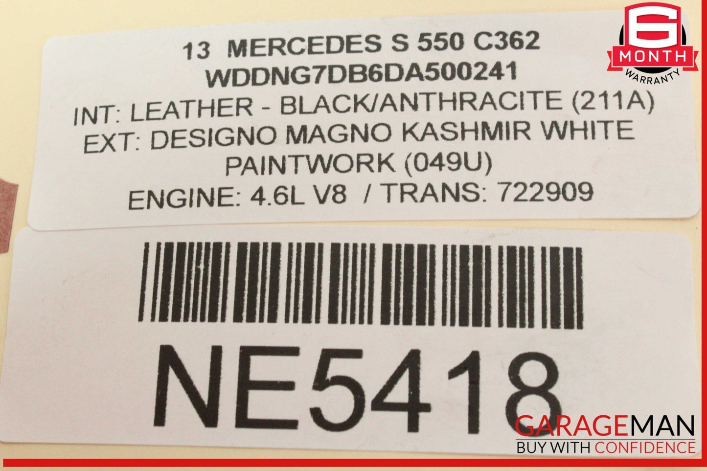 11-20 Mercedes W221 S550 CL550 E550 Engine Motor Oil Cooler 2781880201 OEM