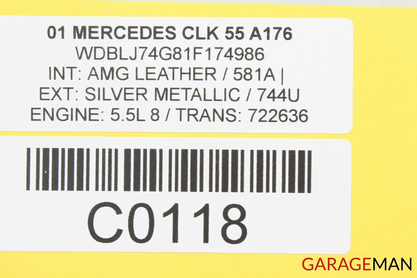 98-05 Mercedes W163 ML55 AMG CLK55 AMG Voice Command Control Module SYN8738C OEM