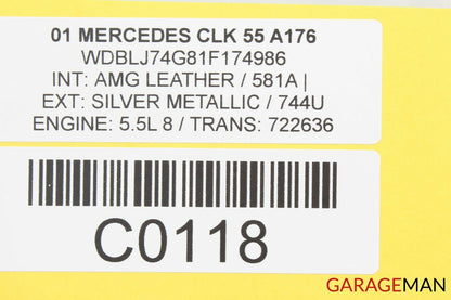 98-05 Mercedes W163 ML55 AMG CLK55 AMG Voice Command Control Module SYN8738C OEM