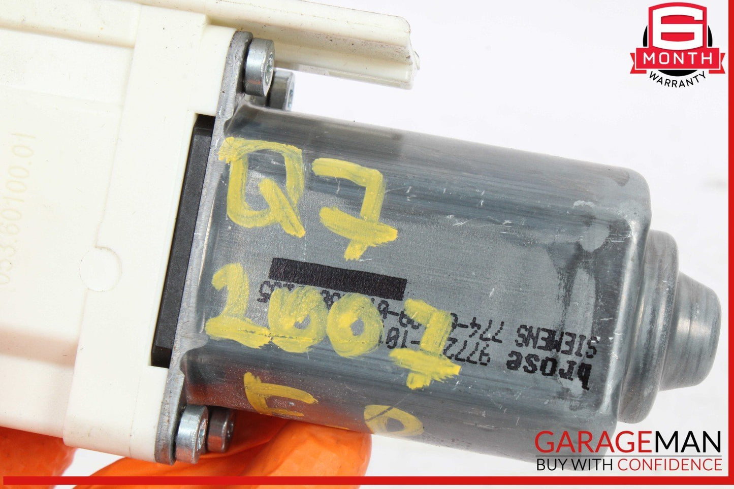 07-15 Audi Q7 Front Right Passenger Side Window Regulator Motor 4L0959802B OEM