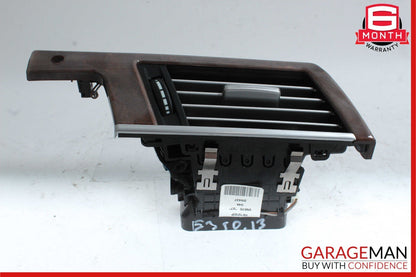 10-13 Mercedes W212 E350 Front Left Dashboard Dash AC A/C Air Vent Trim Wood