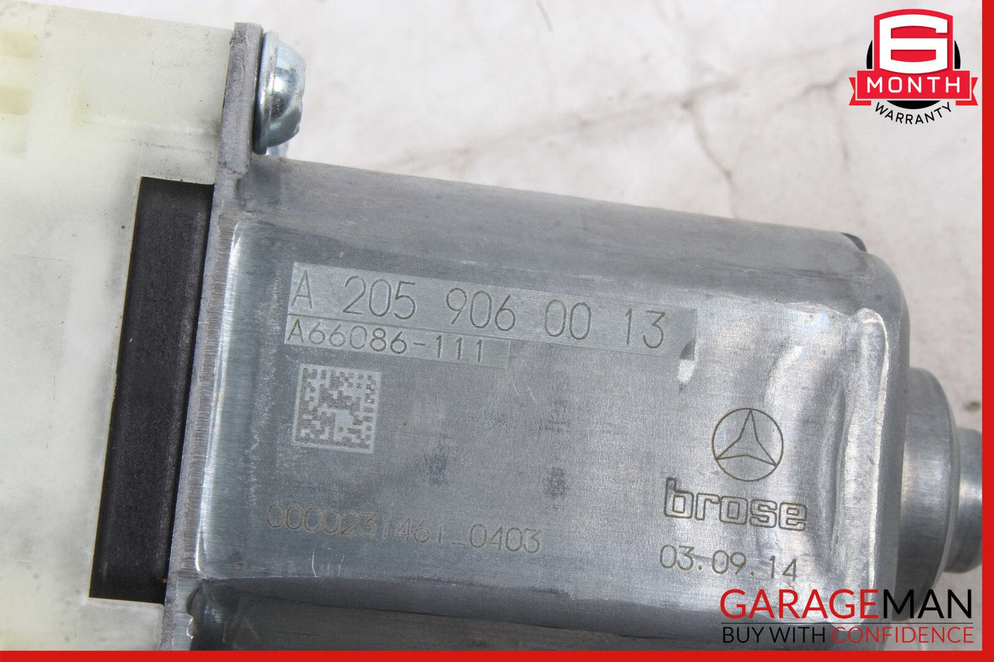 15-20 Mercedes W205 C300 C63 AMG Front Left Side Door Window Regulator Motor OEM