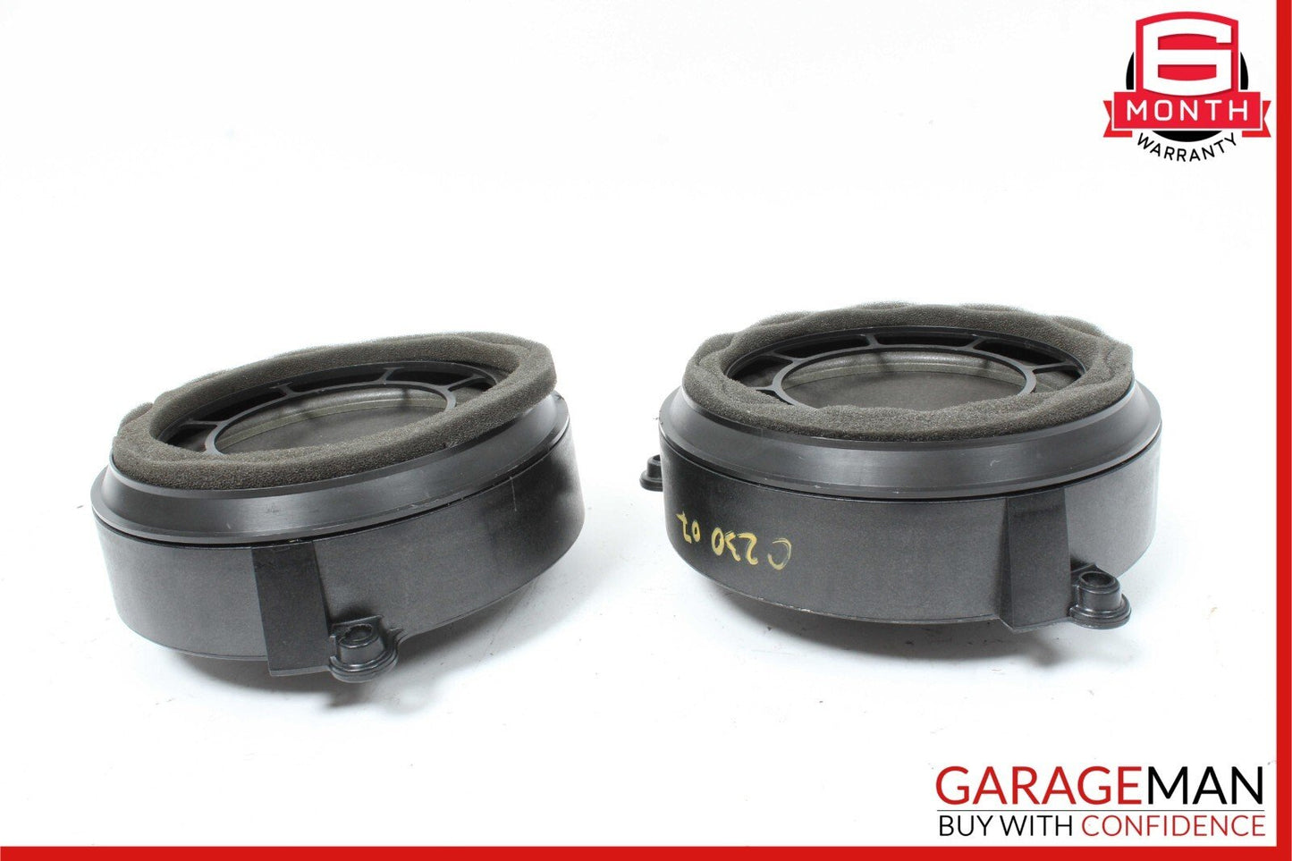 01-07 Mercedes W203 C280 C230 Front Right & Left Door Audio Speaker Set of 2 Pc
