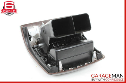 07-13 Mercedes W221 S550 Rear Center Console AC A/C Air Vent Trim Panel Wood OEM