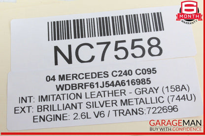 01-07 Mercedes W203 C240 C320 Front Right Door Control Module 2038201285 OEM