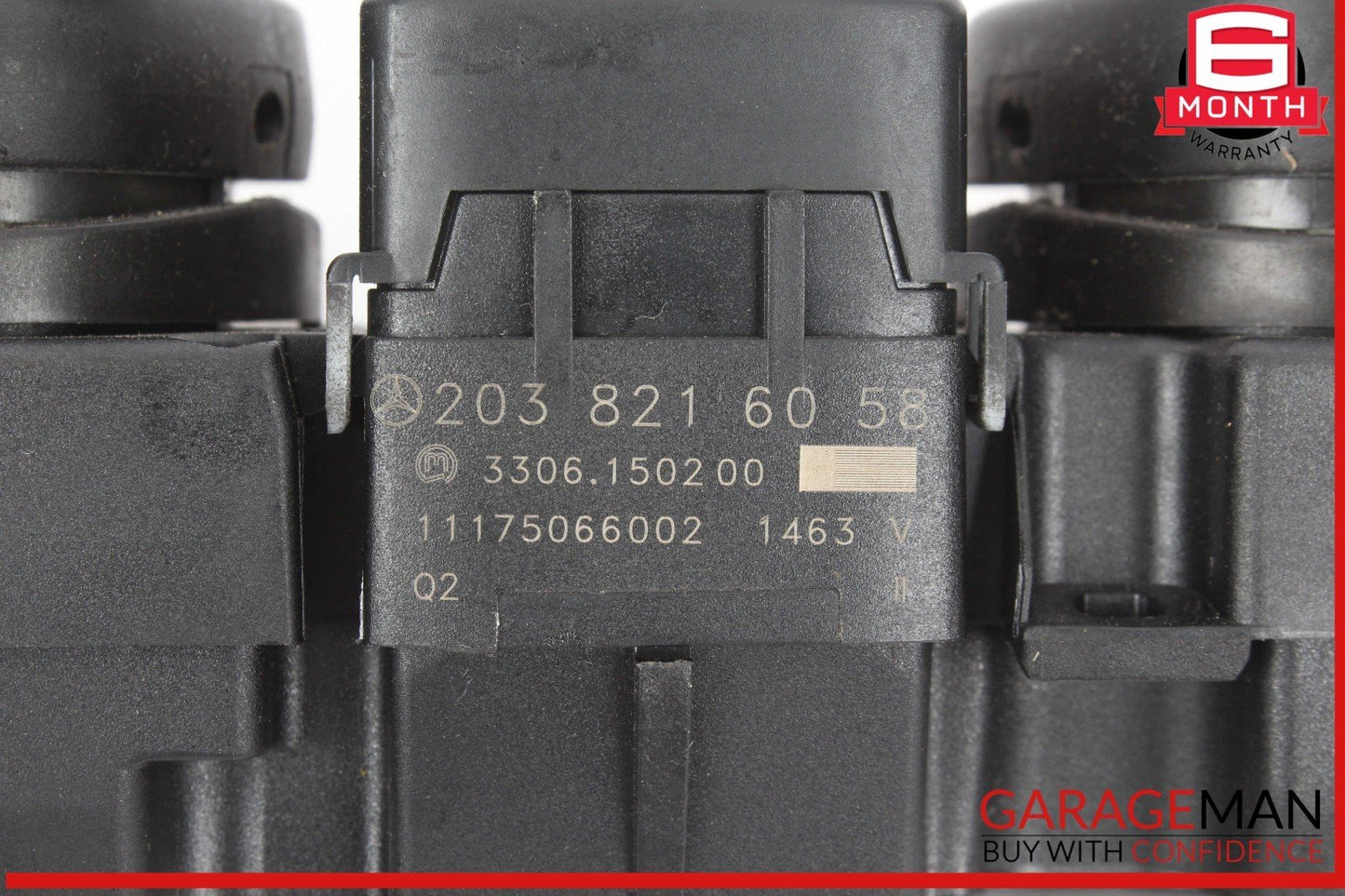 01-04 Mercedes W203 C32 AMG Dashboard Dash Hazard Light Control Switch Panel