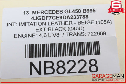 13-16 Mercedes X166 GL450 ML550 Park Assist Parktronic Sensor Module Control OEM