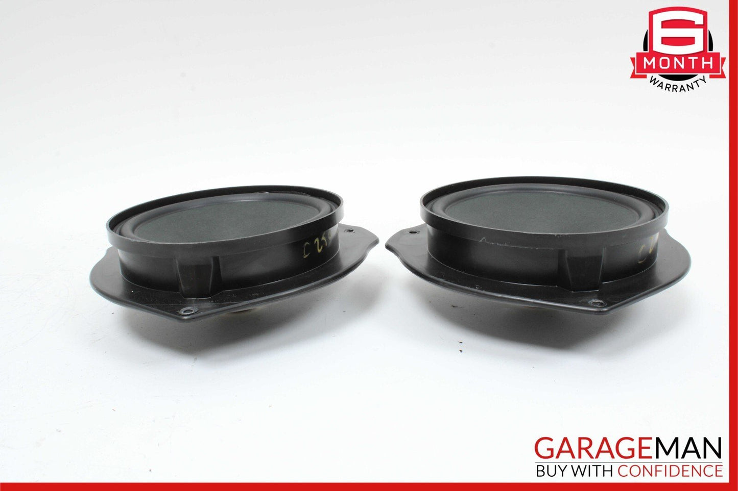 08-14 Mercedes W204 C250 Front Right & Left Door Sound Speakers Set of 2 OEM