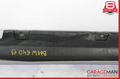 13-19 BMW 640i F06 Left Driver Side Rocker Skirt Molding Trim Panel Purple OEM