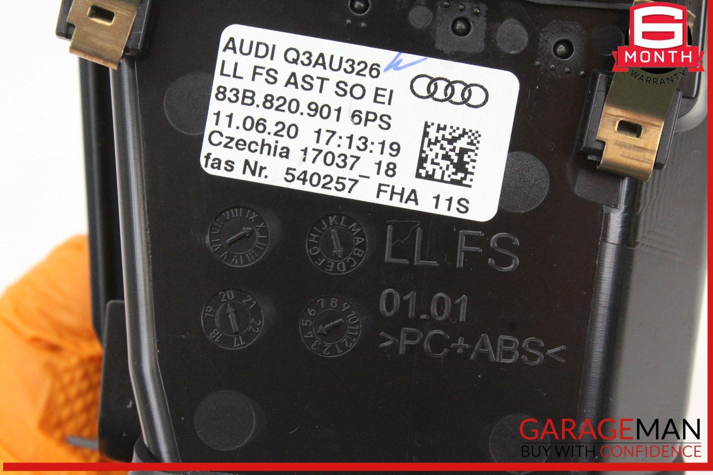 19-24 Audi Q3 Front Left Driver Side Dashboard AC A/C Air Vent 83B820901 OEM