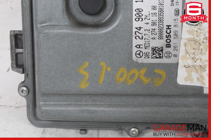 15-20 Mercedes W205 C300 GLC350e E300 M274 2.0L ECU ECM Engine Control Module