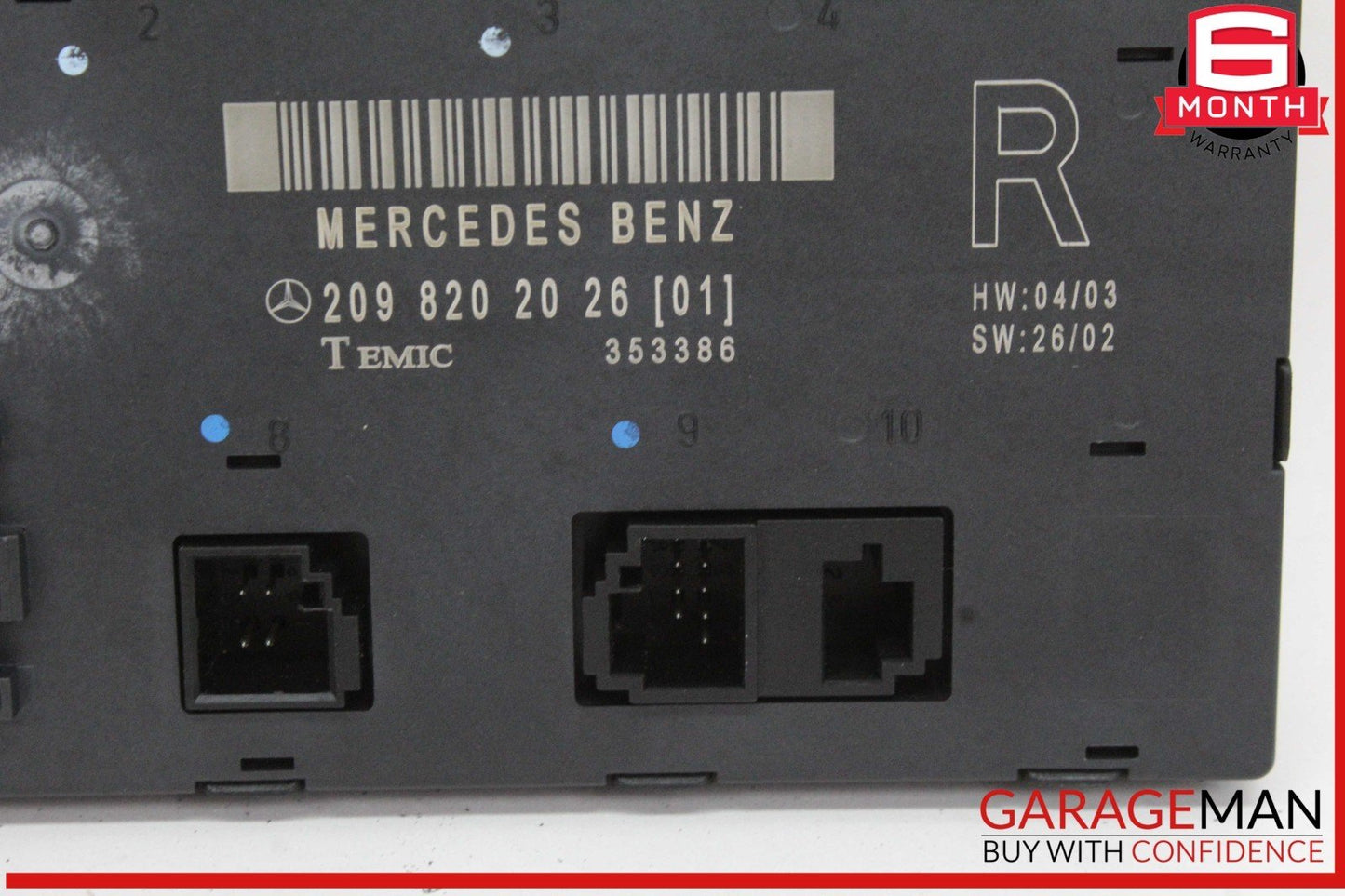 03-09 Mercedes W209 CLK350 Front Right Side Door Control Module Unit OEM