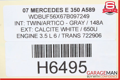 03-11 Mercedes E350 CLS500 GL320 Front Left Side Seat Control Module Unit