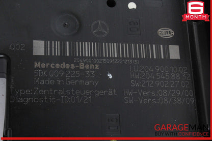 10-11 Mercedes W204 C300 C250 Rear SAM Module Relay Fuse Box 2049001002 OEM