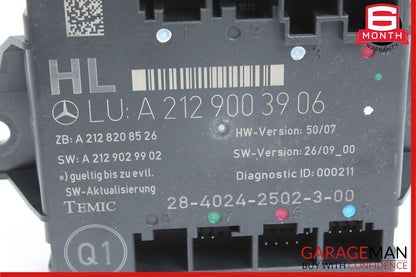 08-18 Mercedes E350 C250 C300 CLS550 Rear Left Side Door Control Module Unit