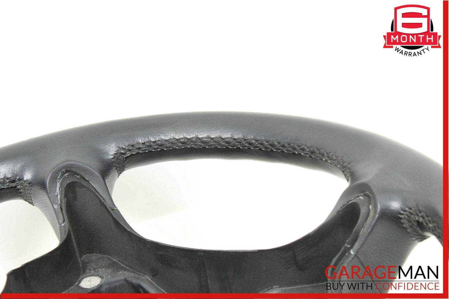 03-09 Mercedes R230 SL500 CLK350 Driver 4 Spoke Steering Wheel Leather Black OEM