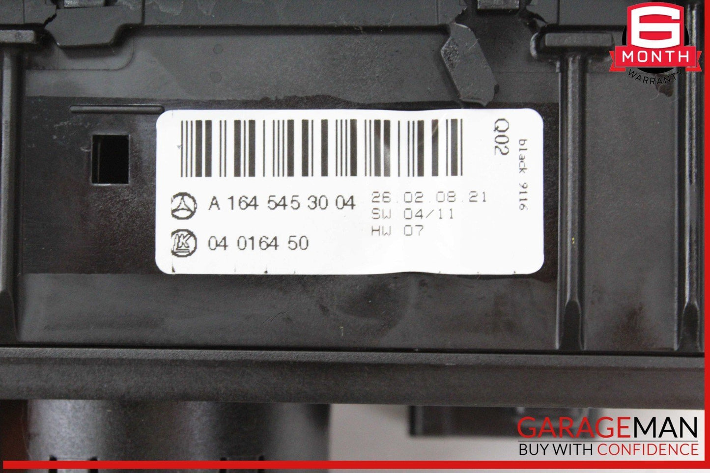 06-13 Mercedes X164 GL450 4MATIC Headlight Control Switch Module 1645453004 OEM