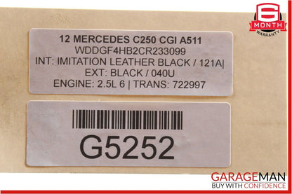12-15 Mercedes C250 SLK250 7G Tronic Automatic Transmission Assembly OEM 71k