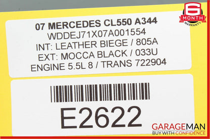 07-13 Mercedes W216 CL550 S550 S63 AMG A/C AC Heater Climate Control Switch OEM