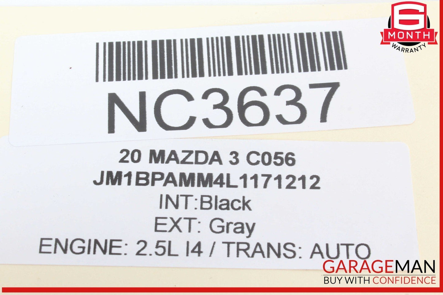 19-23 Mazda 3 Front Right Passenger Side Door Control Module Unit OEM