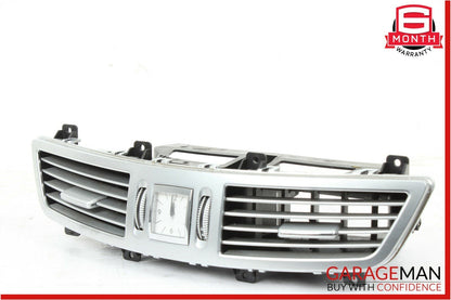 07-13 Mercedes W221 S550 S600 Dash Dashboard Air AC A/C Vent Clock Trim Assembly
