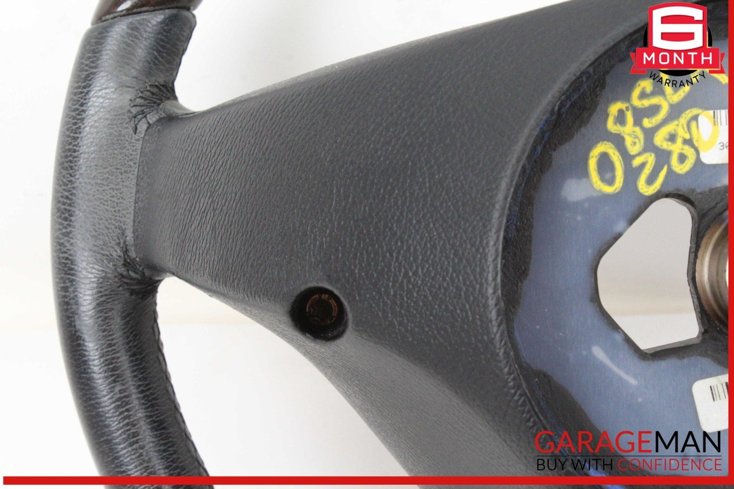 05-08 Mercedes R171 SLK280 Front Left Driver Side Steering Wheel Wood Black OEM