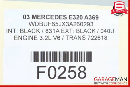 03-09 Mercedes W211 E320 CLK350 CLS500 Antenna Signal Amplifier Booster Module