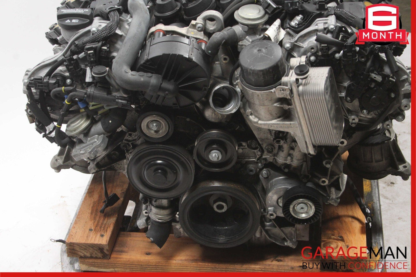 06-11 Mercedes W204 C300 SLK300 3.0L M272 Engine Motor Block Assembly RWD 139k