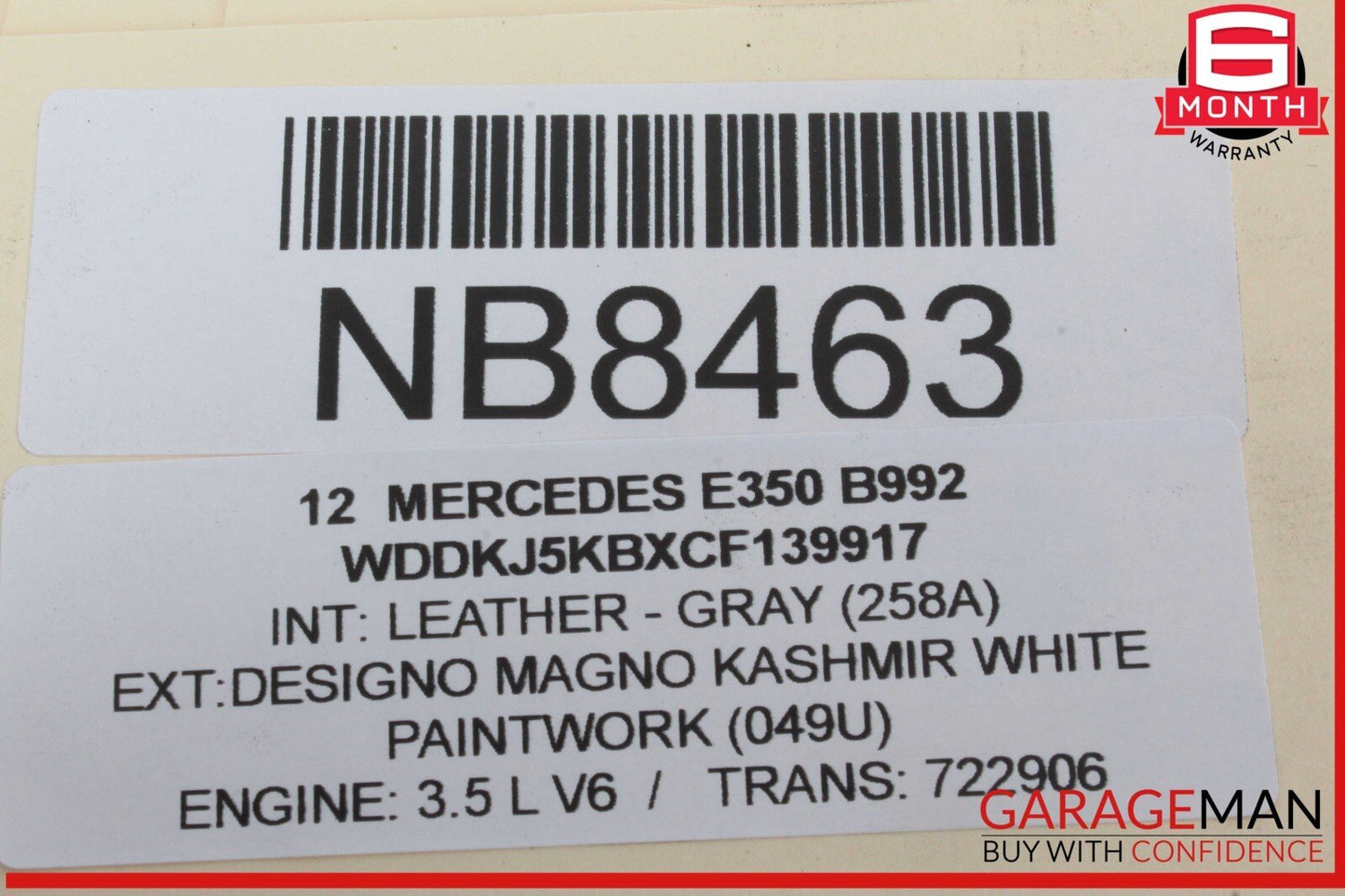 10-14 Mercedes W212 E350 Rear Bumper Parking Sensor Wire Harness PDC OEM