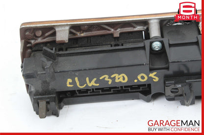 05-09 Mercedes W209 CLK350 Center Dash Dashboard Control Switch Trim Cover Assy