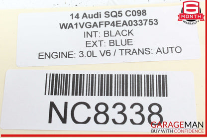 14-17 Audi SQ5 Rear Park Parking Assist PDC Sensors w/ Wire Wiring Harness OEM