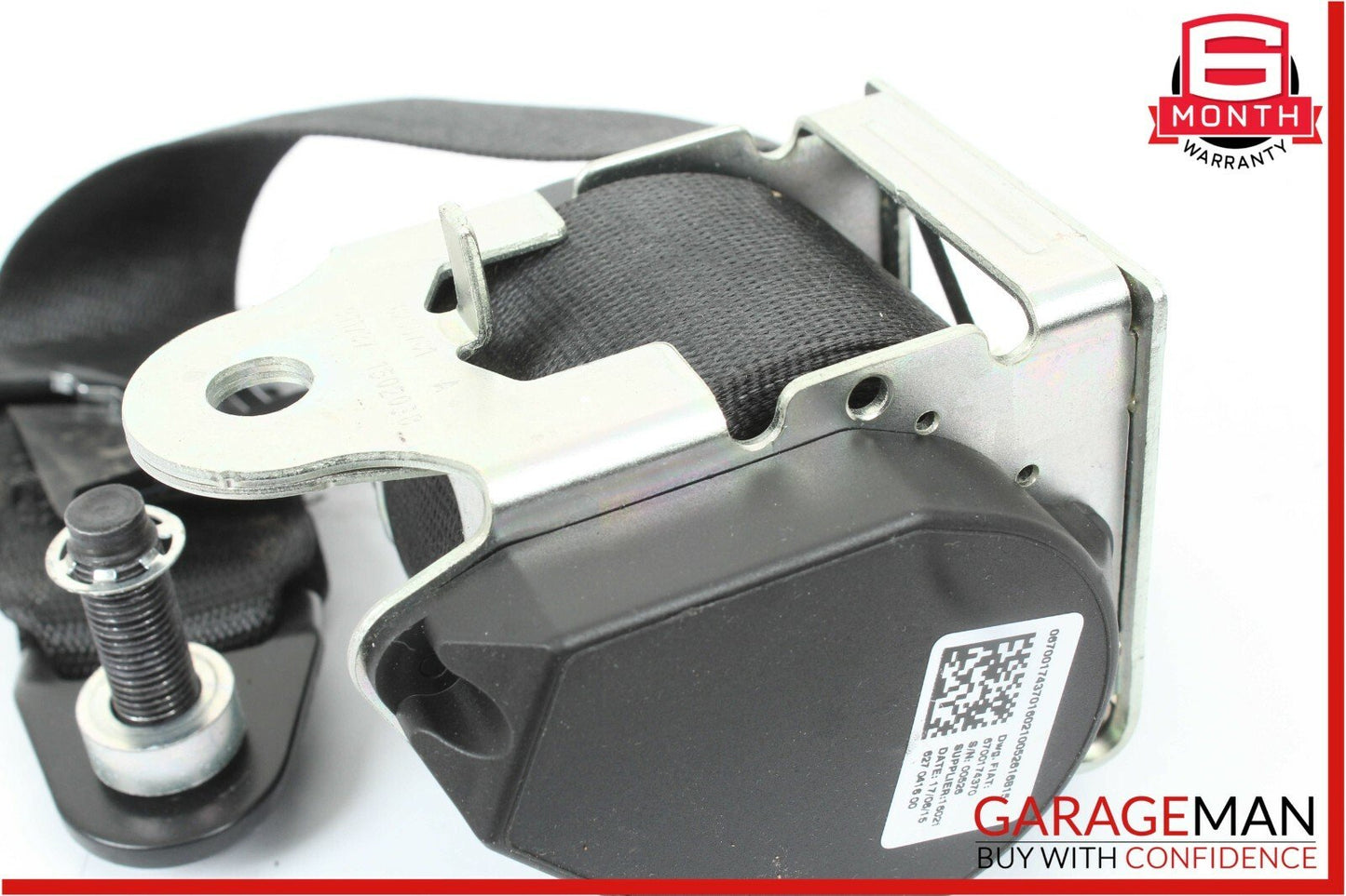 14-17 Maserati Ghibli Rear Right / Left Side Seatbelt Seat Belt Retractor Black