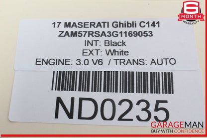 14-17 Maserati Ghibli Dash Headlight Head Light Lamp Control Switch 670019822