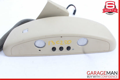 08-14 Mercedes W204 C300 C350 Front Top Upper Rear View Mirror Assembly Beige