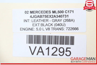 98-05 Mercedes W163 ML500 ML55 AMG Rear Trunk Lid Lock Latch Actuator OEM