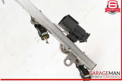 05-12 Mercedes W211 E350 SLK300 Fuel Injector Rail w/ Fuel Injectors OEM