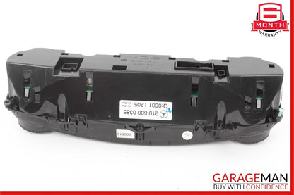 06-11 Mercedes W219 CLS500 CLS55 AMG A/C AC Heater Climate Control Unit OEM