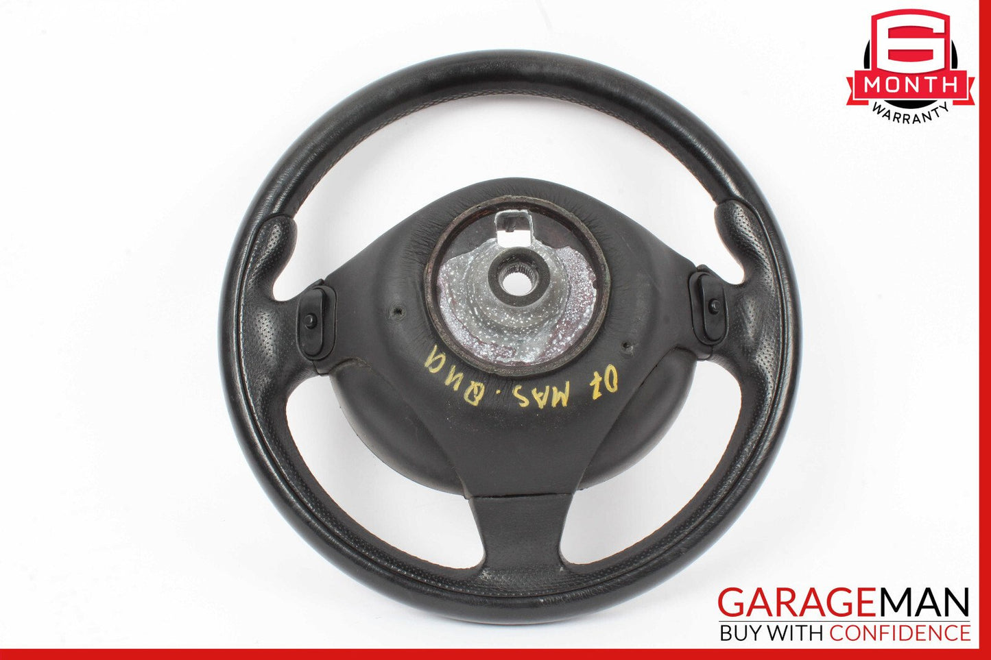 03-08 Maserati Quattroporte M139 Steering Wheel Black OEM