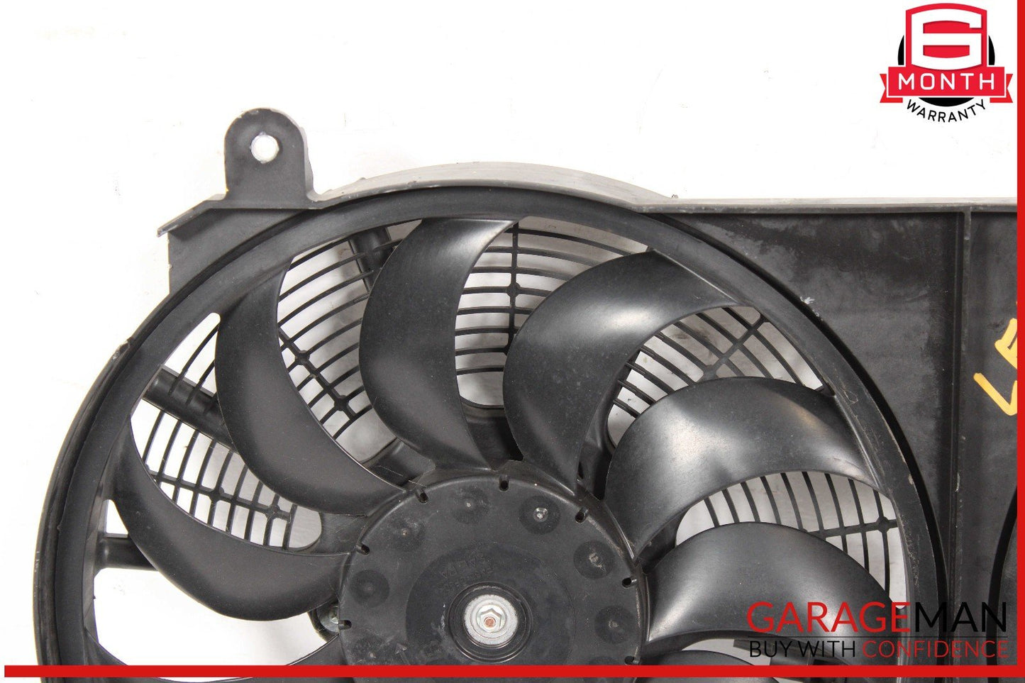 13-17 Nissan Leaf Engine Radiator Cooling Fan Motor Shroud Assy OEM