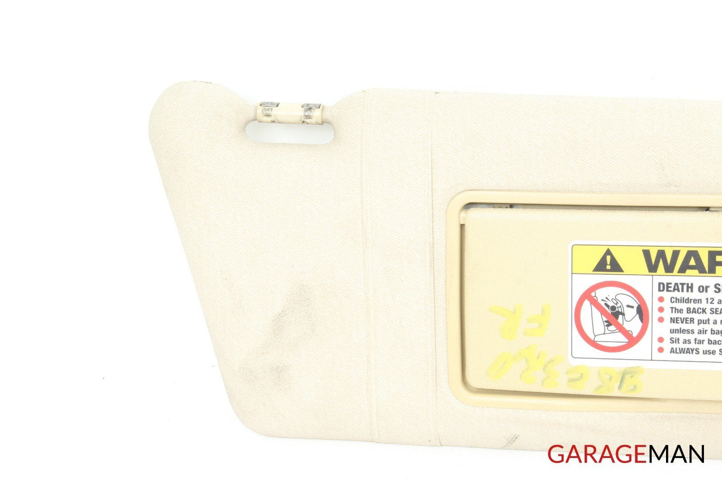 98-02 MERCEDES W210 E320 FRONT RIGHT PASSENGER SIDE SUNVISOR SUN VISOR A116 OEM