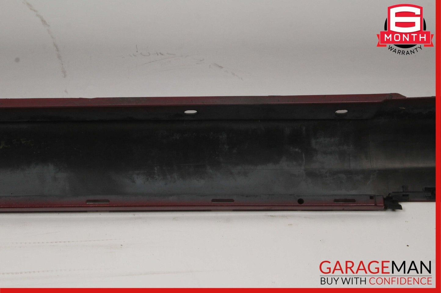 06-09 Mercedes W209 CLK350 CLK500 Coupe Left Side Rocker Molding Side Skirt Red